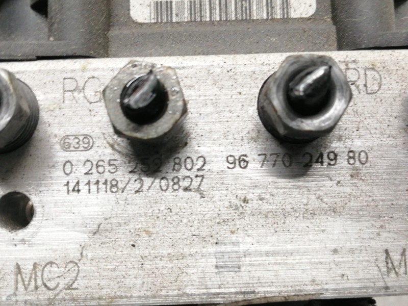 Recambio de abs para citroën c4 lim. business referencia OEM IAM 0265952289 0265252802 9677024980 9810752280 87CKEB3220827 