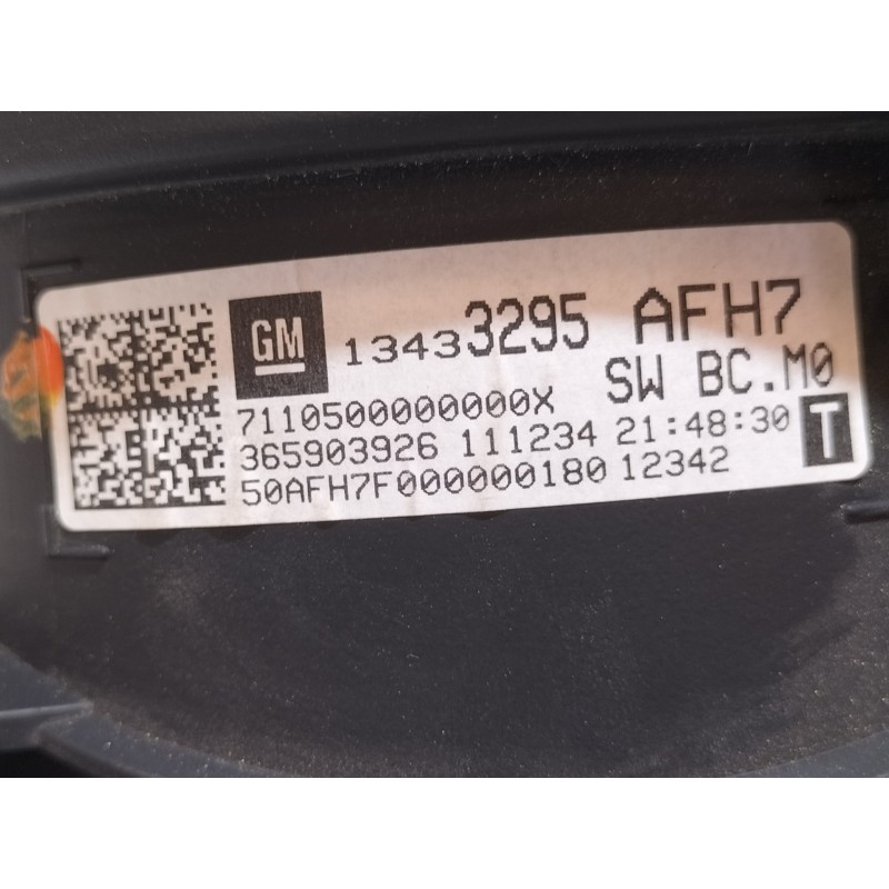 Recambio de cuadro instrumentos para opel adam glam ecoflex referencia OEM IAM 13433295  