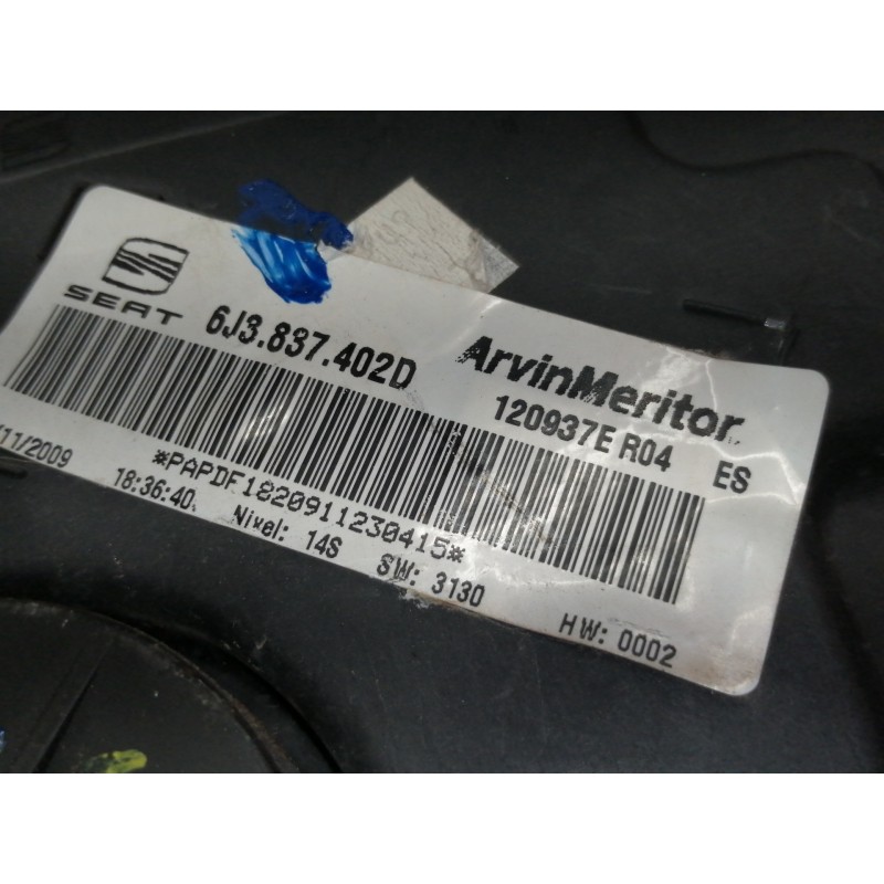 Recambio de elevalunas delantero derecho para peugeot 406 coupe (s1/s2) 2.0 referencia OEM IAM 6J3837402D  