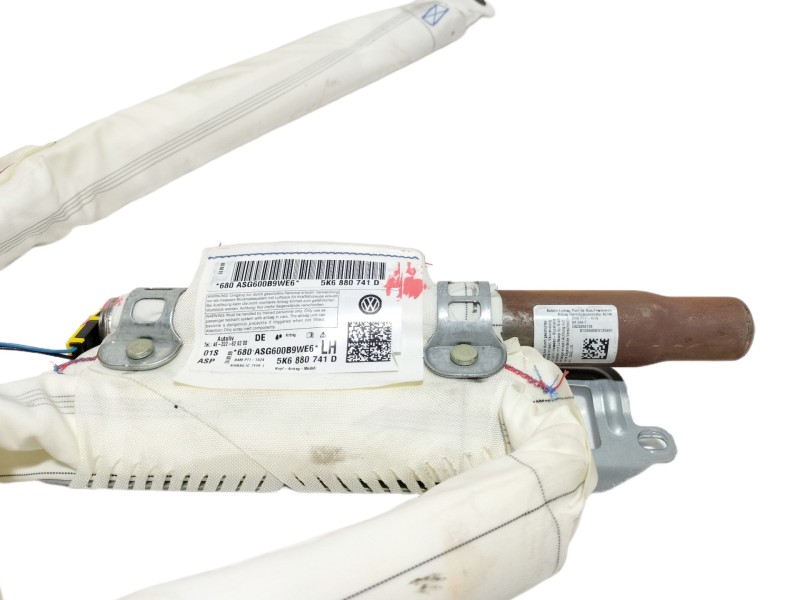 Recambio de airbag cortina delantero izquierdo para volkswagen golf vi (5k1) advance referencia OEM IAM 5K6880741D  