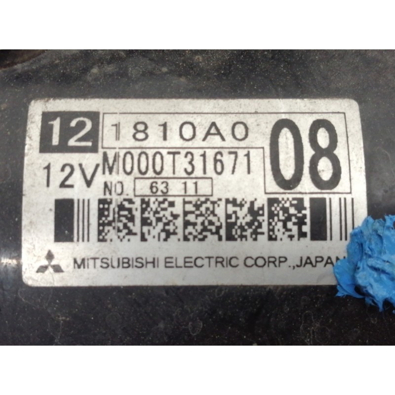 Recambio de motor arranque para mitsubishi asx (ga0w) motion 2wd referencia OEM IAM 1810A008 M000T31671 121810A008