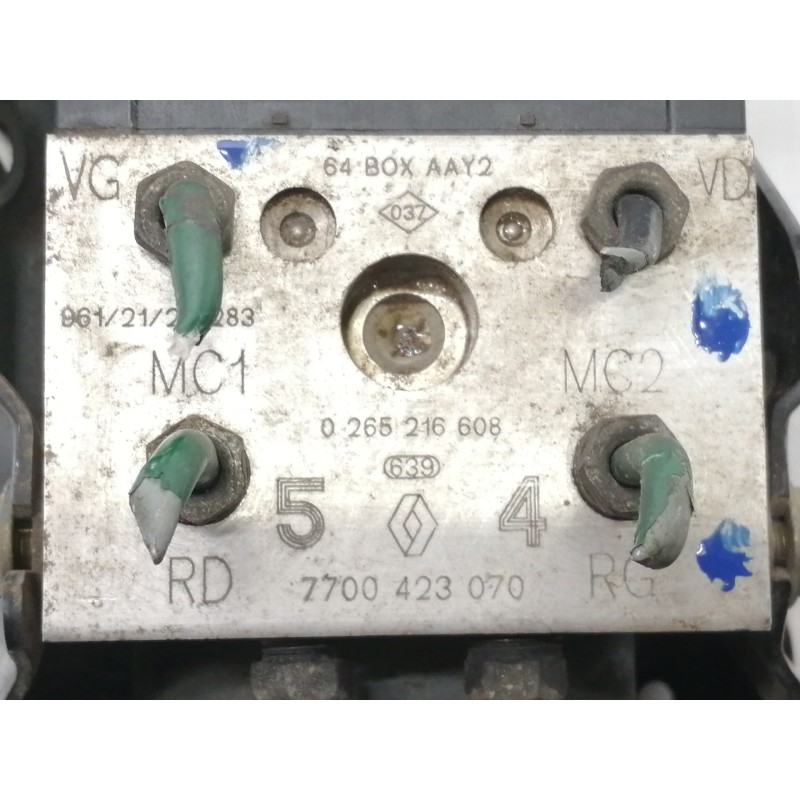 Recambio de abs para renault scenic (ja..) 1.9 dti rxe referencia OEM IAM 0265216608 7700423070 