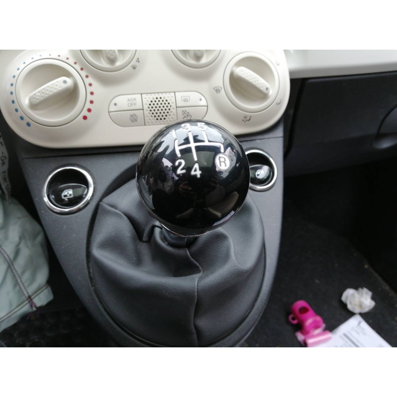 Recambio de pomo palanca cambio para fiat 500 cabrio (150) lounge referencia OEM IAM 50296145  