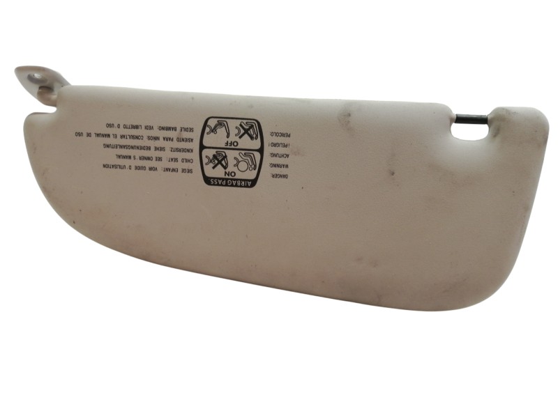 Recambio de parasol derecho para peugeot 206 berlina xt referencia OEM IAM   