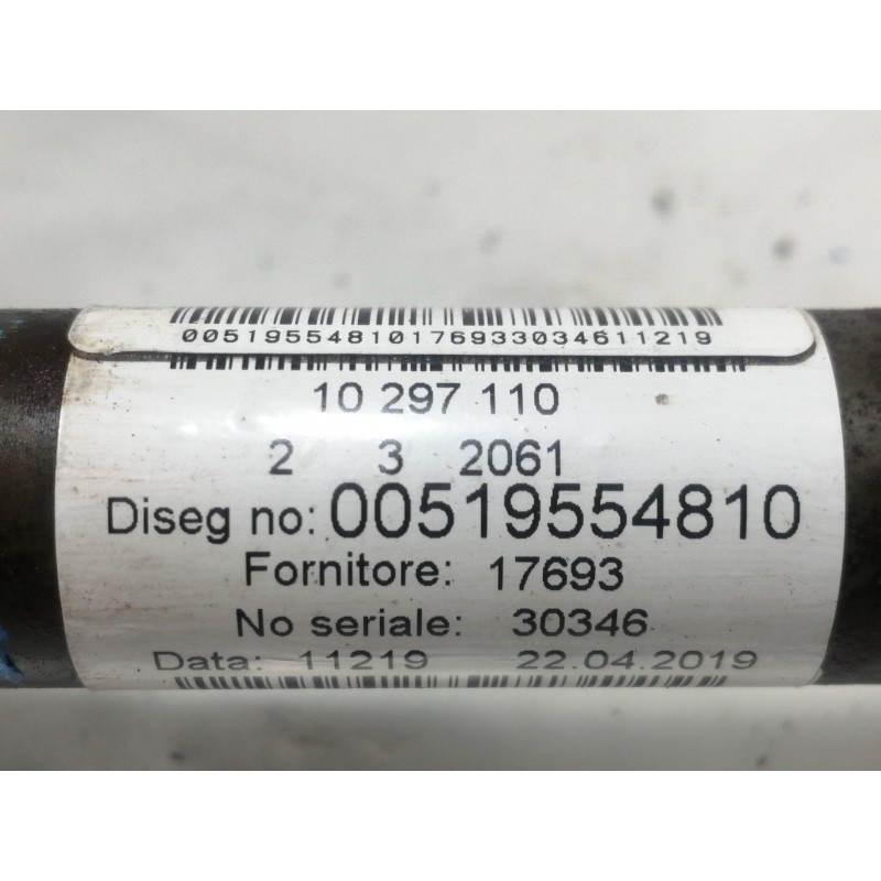 Recambio de transmision delantera izquierda para fiat 500 cabrio (150) lounge referencia OEM IAM 00519554810 10297110 