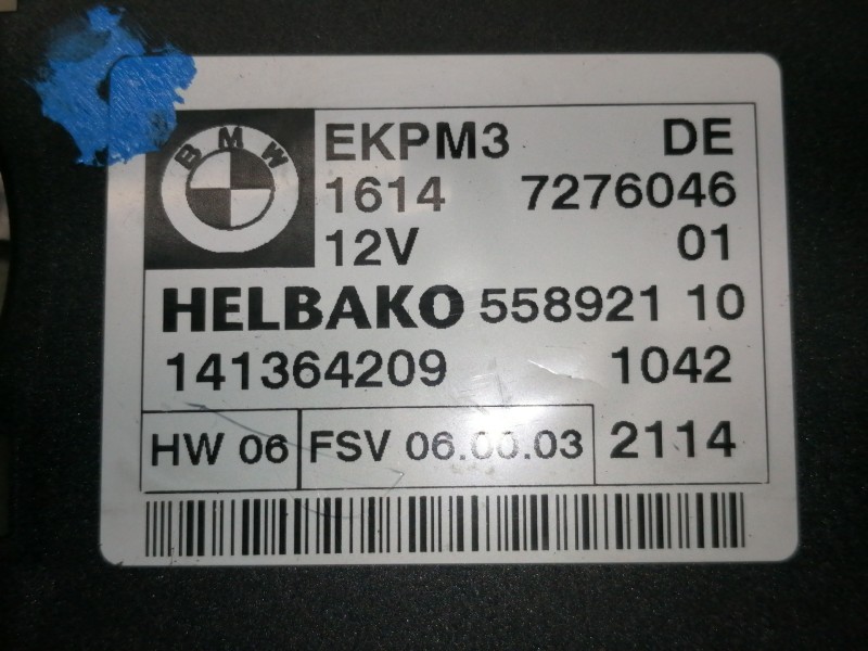 Recambio de modulo electronico para bmw x1 (e84) xdrive 18d referencia OEM IAM 7276046 EKPM3 55892110