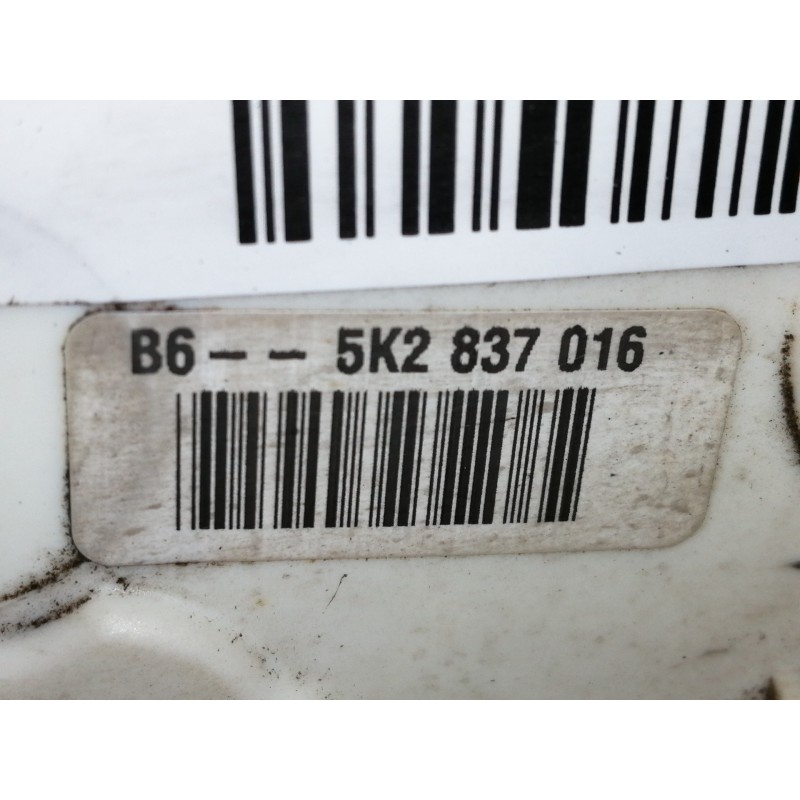 Recambio de cerradura puerta delantera derecha para volkswagen golf vi (5k1) advance referencia OEM IAM 5K2837016  