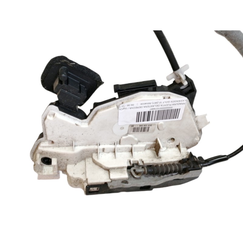 Recambio de cerradura puerta delantera derecha para volkswagen golf vi (5k1) advance referencia OEM IAM 5K2837016  
