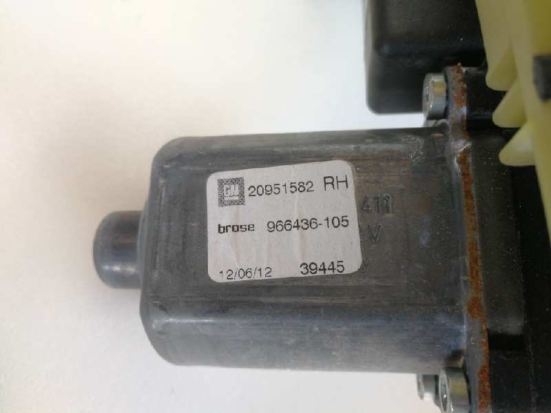 Recambio de elevalunas delantero derecho para opel adam glam ecoflex referencia OEM IAM 966432103 20951582RH 966436105