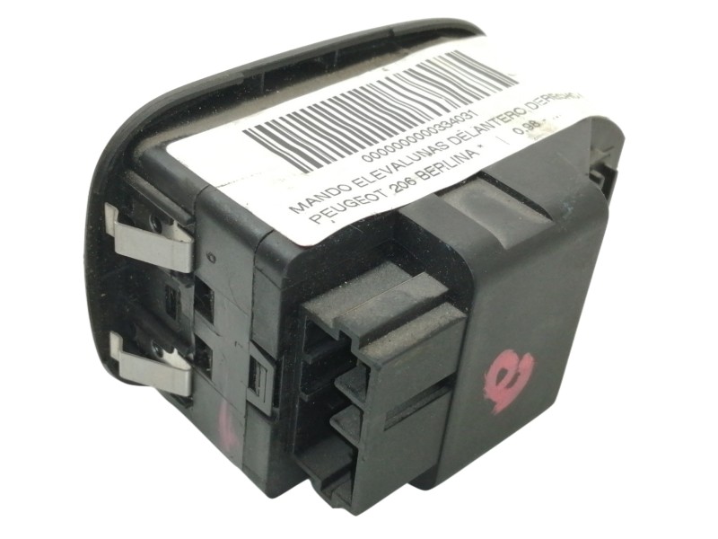 Recambio de mando elevalunas delantero derecho para peugeot 206 berlina referencia OEM IAM   
