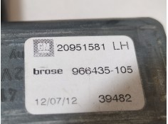 Recambio de elevalunas delantero izquierdo para opel adam glam ecoflex referencia OEM IAM 20951581   2