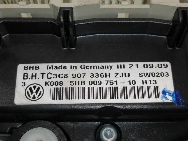 Recambio de mando calefaccion / aire acondicionado para volkswagen golf vi (5k1) advance referencia OEM IAM 5HB009751 3C8907336H