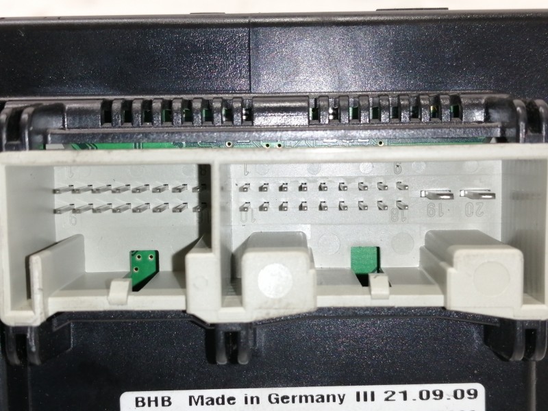 Recambio de mando calefaccion / aire acondicionado para volkswagen golf vi (5k1) advance referencia OEM IAM 5HB009751 3C8907336H