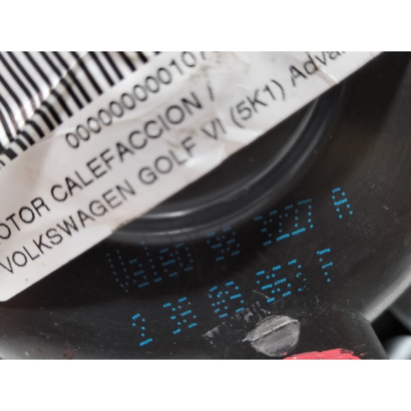 Recambio de motor calefaccion para volkswagen golf vi (5k1) advance referencia OEM IAM 983227A  