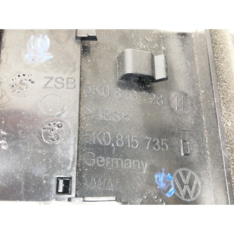 Recambio de rejilla aireadora para volkswagen golf vi (5k1) advance referencia OEM IAM 5K0819728  