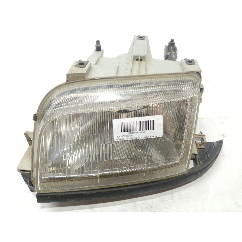 Recambio de faro izquierdo para renault clio i fase i+ii (b/c57) 1.2 alize referencia OEM IAM 7700796425  