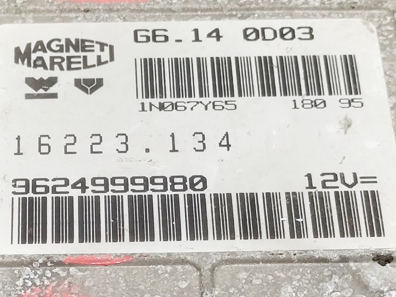 Recambio de centralita motor uce para peugeot 306 berlina 3/5 puertas (s1) tariffa referencia OEM IAM 9624999980  