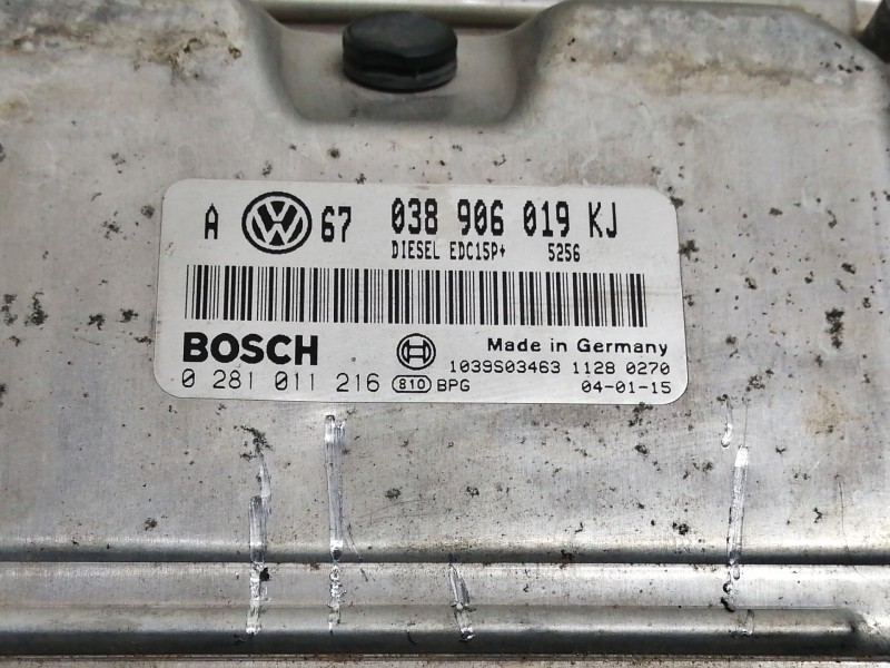 Recambio de centralita motor uce para seat leon (1m1) sport referencia OEM IAM 038906019KJ 0281011216 