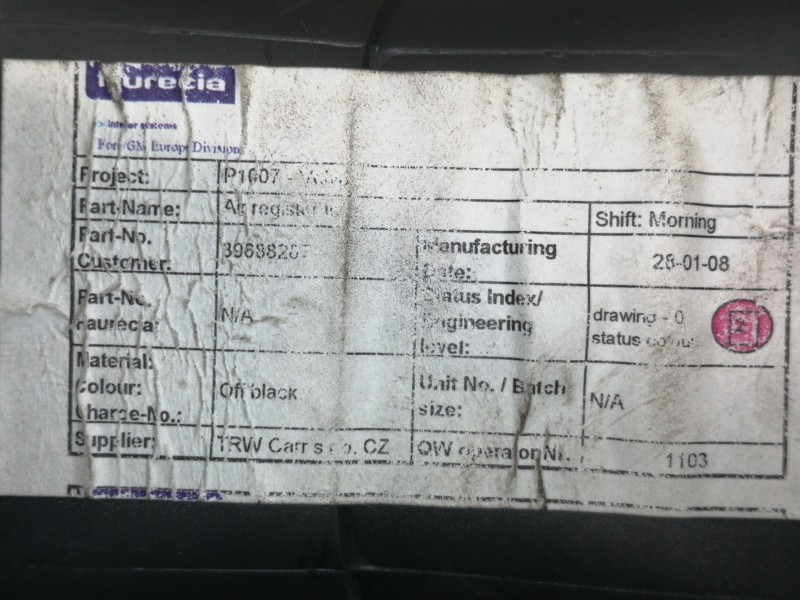 Recambio de rejilla aireadora para volvo c30 1.6 d kinetic referencia OEM IAM 39888287  DELANTERA IZQUIERDA