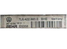 Recambio de enfriador aceite motor para volkswagen touareg (7la) tdi r5 referencia OEM IAM 7L6422885E E6358  2
