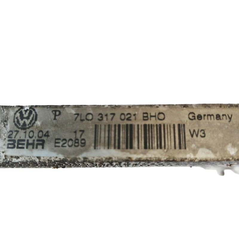 Recambio de enfriador aceite motor para volkswagen touareg (7la) tdi r5 referencia OEM IAM 7LO317021BHO E2089 