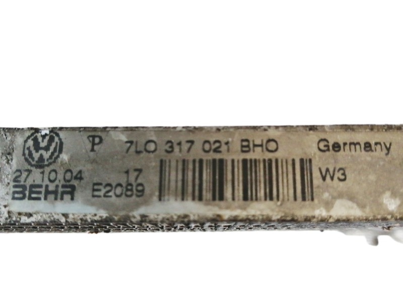 Recambio de enfriador aceite motor para volkswagen touareg (7la) tdi r5 referencia OEM IAM 7LO317021BHO E2089 