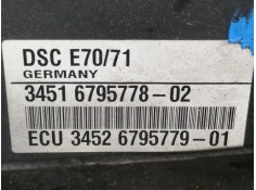 Recambio de abs para bmw x5 (e70) xdrive30d referencia OEM IAM 0130108129 3451679577802 ECU3452679577901 DSCE7071  2