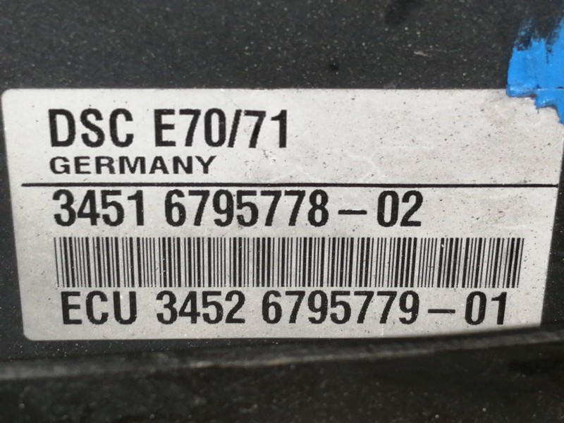 Recambio de abs para bmw x5 (e70) xdrive30d referencia OEM IAM 0130108129 3451679577802 ECU3452679577901 DSCE7071 