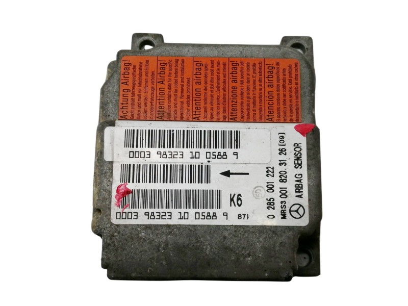 Recambio de centralita airbag para mercedes-benz clase a (w168) 160 (168.033) referencia OEM IAM 0285001222  