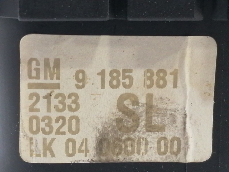 Recambio de mando luces para opel vectra c berlina comfort referencia OEM IAM 9185881 LK04060000 