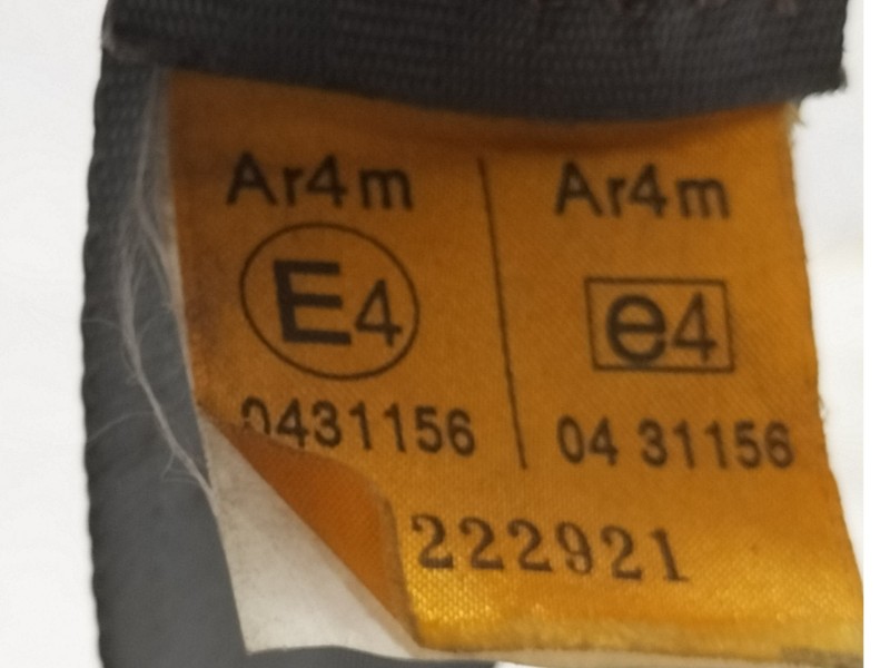 Recambio de cinturon seguridad trasero izquierdo para daewoo kalos 1.4 se referencia OEM IAM A5152  