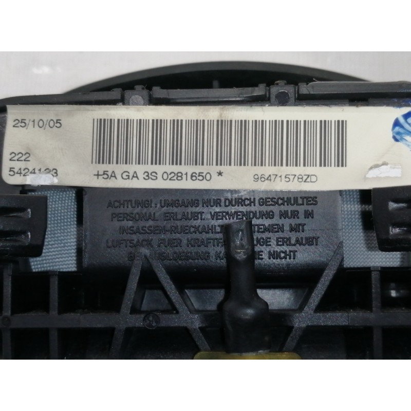 Recambio de airbag delantero izquierdo para citroën c4 berlina 1.6 16v hdi referencia OEM IAM 96471578ZD  