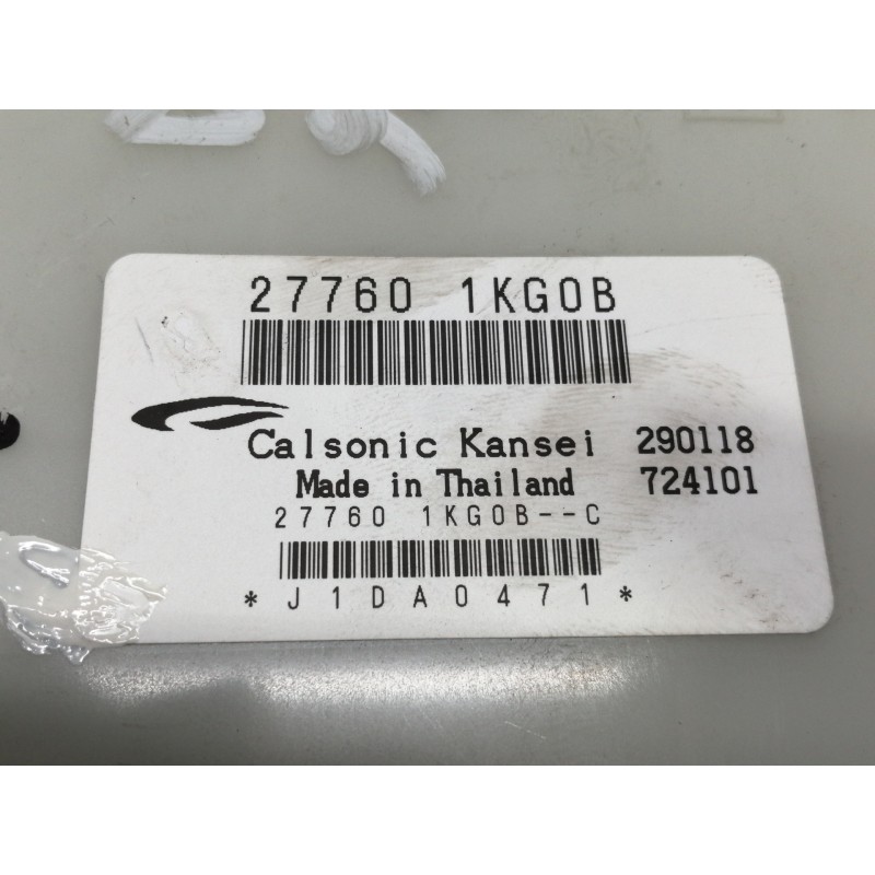 Recambio de centralita aire acondicionado para nissan juke (f15) acenta referencia OEM IAM 277601KG0B  