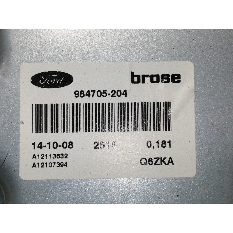 Recambio de elevalunas delantero derecho para ford focus lim. (cb4) titanium referencia OEM IAM 984705204 A12113632 A12107394