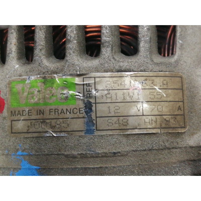 Recambio de alternador para citroën zx 1.4 / 1.4i reflex referencia OEM IAM 3541263 S48AN93 A11VI55 