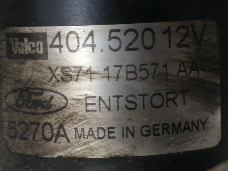 Recambio de motor limpia delantero para ford mondeo familiar (gd) ghia referencia OEM IAM XS7117B571AA 404520 