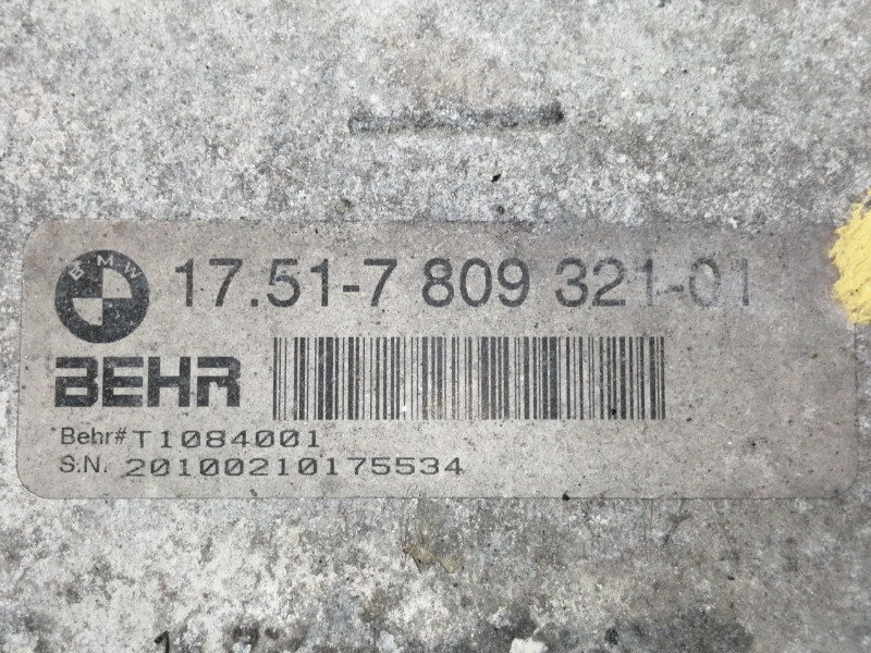 Recambio de intercooler para bmw x5 (e70) xdrive30d referencia OEM IAM 1751780932101 T1084001 20100210175534 