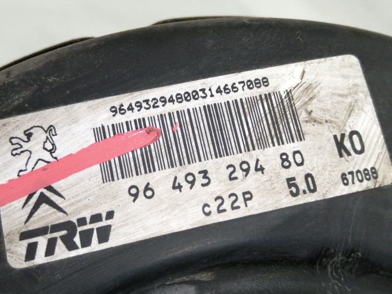 Recambio de servofreno para citroën c3 pluriel 1.4 referencia OEM IAM 9649329480  