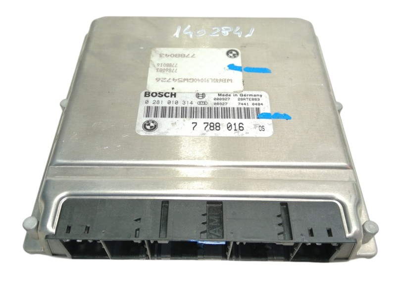 Recambio de centralita motor uce para bmw serie 5 berlina (e39) 525d referencia OEM IAM 0281010314 7788016 
