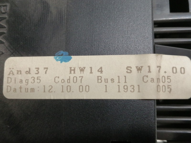 Recambio de cuadro instrumentos para bmw serie 5 berlina (e39) 525d referencia OEM IAM 62116907018 110008735112 