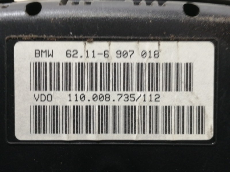 Recambio de cuadro instrumentos para bmw serie 5 berlina (e39) 525d referencia OEM IAM 62116907018 110008735112 