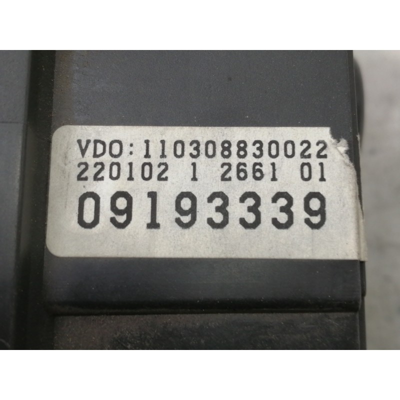 Recambio de cuadro instrumentos para opel astra g berlina comfort referencia OEM IAM 09193339 110308830022 