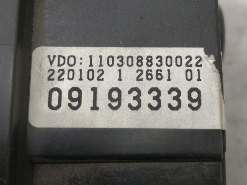 Recambio de cuadro instrumentos para opel astra g berlina comfort referencia OEM IAM 09193339 110308830022 