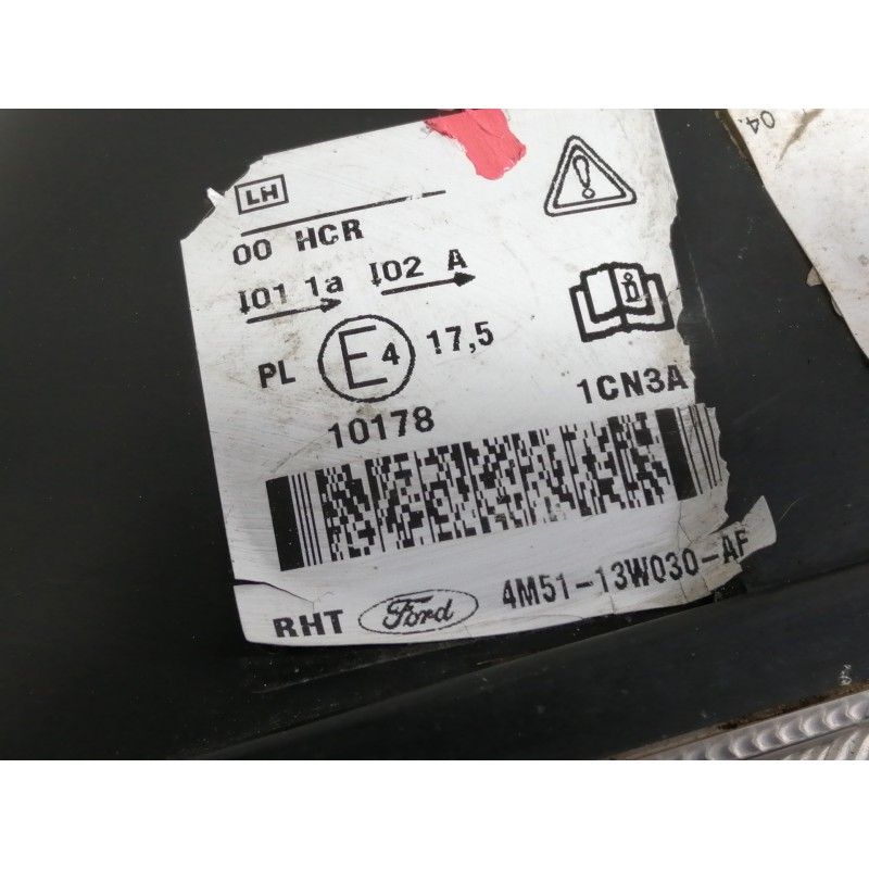 Recambio de faro izquierdo para ford focus berlina (cap) ambiente (d) referencia OEM IAM 4M5H3K060BA 4M5H3K060BA 4M5113W030AF VP