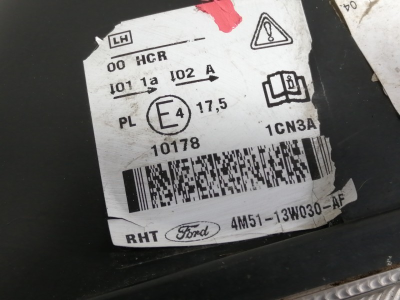 Recambio de faro izquierdo para ford focus berlina (cap) ambiente (d) referencia OEM IAM 4M5H3K060BA 4M5H3K060BA 4M5113W030AF VP