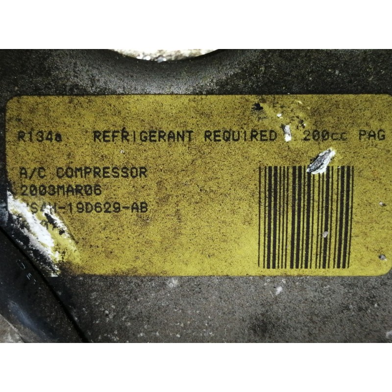 Recambio de compresor aire acondicionado para ford fiesta (cbk) 1.4 16v cat referencia OEM IAM YS4H19D629AB  
