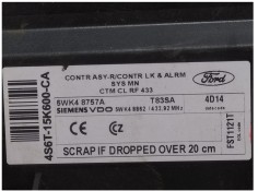 Recambio de centralita cierre para ford fusion (cbk) trend referencia OEM IAM 5WK48757A   2