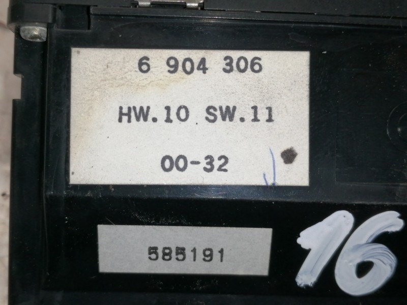 Recambio de mando elevalunas delantero izquierdo para bmw serie 5 berlina (e39) 525d referencia OEM IAM 6904306  