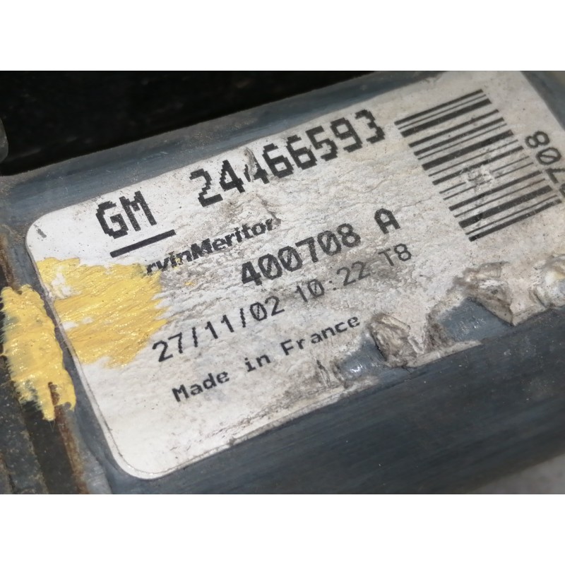 Recambio de elevalunas delantero izquierdo para opel corsa c club referencia OEM IAM 24466593 24466593 