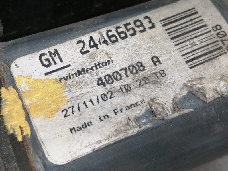 Recambio de elevalunas delantero izquierdo para opel corsa c club referencia OEM IAM 24466593 24466593 